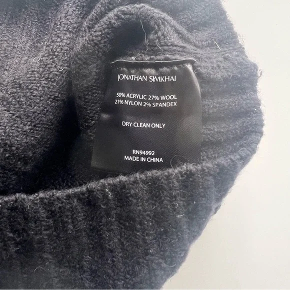 Jonathan Simkhai Black Knit Bralette - Picture 8 of 8